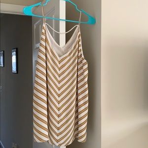 XL yellow striped Loft tank 🌼